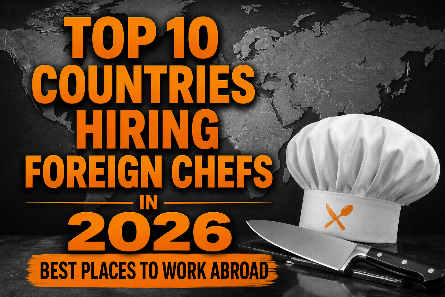 Top 10 Countries Hiring Foreign Chefs in 2026 | Best Places to Work Abroad